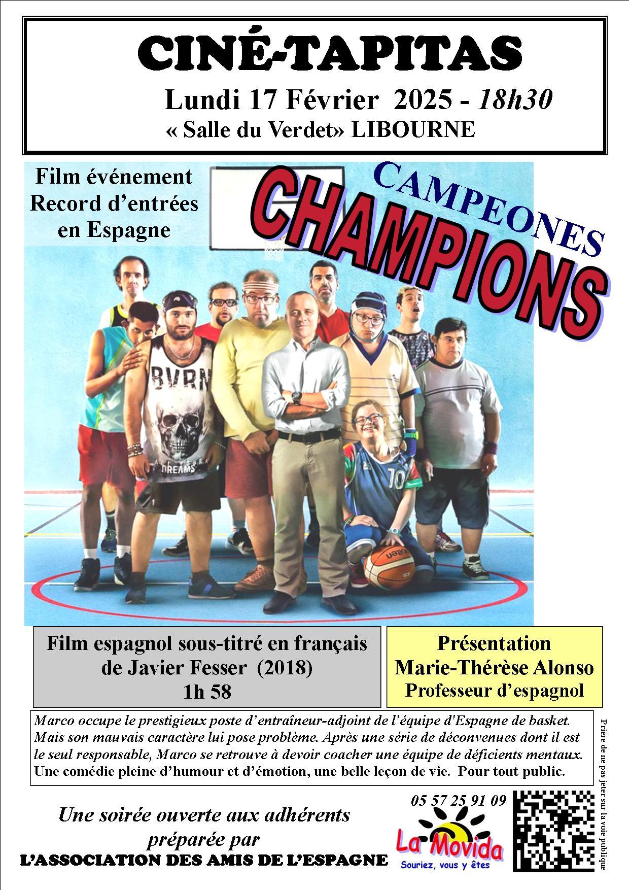 Affiche campeones cinetapitas